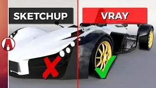 How to Convert Sketchup Materials to VRAY MATERIALS | Vray for Sketchup