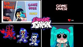 The Best Anime Style Game Over Screen in FNF (Mami, Miku, Touhou) - Friday Night Funkin'