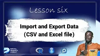 How to Import CSV Files & Export Data to Excel in R | RStudio Tutorial (Part 1)