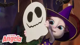 🎃 Talking Angela’s Spooky Halloween Stories (Cartoon Compilation)