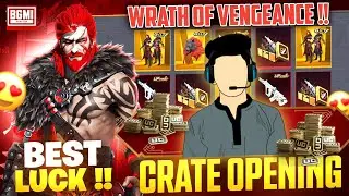 🔴 WRATH OF VENGEANCE CRATE OPENING | NEW WOLF ULTIMATE SET CRATE BGMI