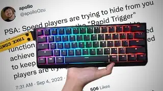 The Keyboard that Speed Players Tried to Hide... | Wooting 60HE review