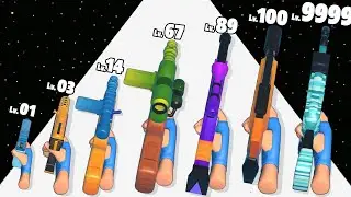 Gun Evolve Rush - Level Up Gun Max Level Gameplay