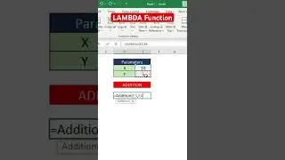 Lamda Function in Excel 