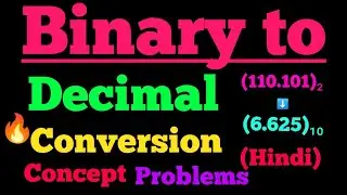 binary to decimal conversion