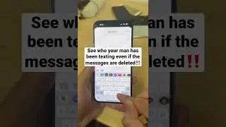 See Who They Have Been Messaging Even If Deleted ‼️ (iPhone Tricks, Life Tips, Deleted Messages Tip)