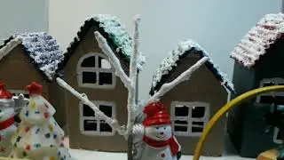 новогодние поделочки ,новогодняя улица