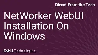 Installing NetWorker Management Web UI (NWUI) on Windows