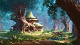 Fantasy Cottage - Enchanted Forest - ASMR Ambience