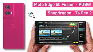 Moto Edge 50 Fusion Pubg Test - Graphics Test.! SD 7s Gen 2 + 144Hz Only ₹20,999/-🔥