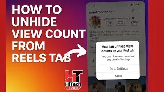 How to Unhide View Count on Instagram Reels | Reels Tab Update 2025