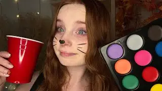 ASMR Popular Girl Fixes Your Makeup At A Halloween Party 👻