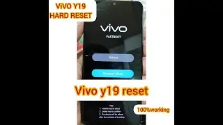 How to hard reset Vivo Y19 100% working