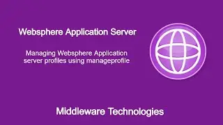 WebSphere Application Server profile management using manageprofile