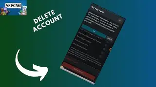 how to delete vrchat account