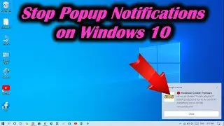 Disable Chrome Popup Notifications Windows 10