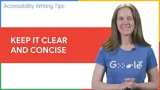 Accessible writing tip | Clear and concise text