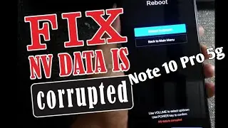 Redmi note 10 pro 5g NV data Corrupted Problem solutions by free file