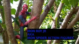 AVENGERS INFINITY WAR action figures  IRON SPIDER (unboxing and reviewing)