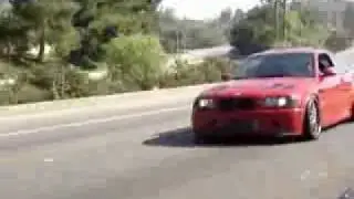 Runs, bunch of exotics on the freeway rollin!