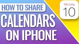 How To Share An iCloud Calendar With Someone