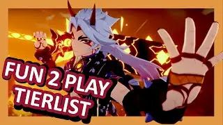 Fun To Play Tier List for Genshin Impact 2.8 | Let's Chill and Talk About Fun Genshin Characters