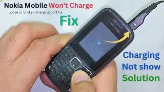 Nokia Mobile Wont Charge Fix / Nokia 105 Charging Not Show Solution