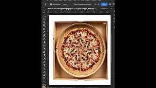 How to place and repeat pizza 🍕 slice easily using photoshop 2024