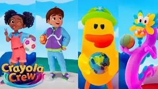 Choose Your Favorite Sport! | @Crayola | Kids Show | Toddler Learning Cartoons | Fun Cartoons