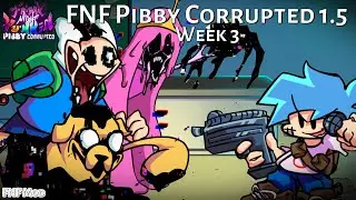 (Week 3) Pibby Finn, Jake, Princess Vs BF | FNF Corrupted