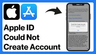 Fix: “Could Not Create Account Your account cannot be created at this time” on iPhone - iPad [2024]