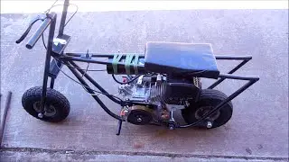 DIY Homemade Mini Bike 6.5HP No Governor