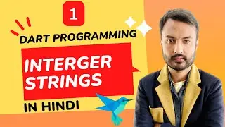 Dart programming tutorial in hindi urdu #1 integer and strings | Live Class