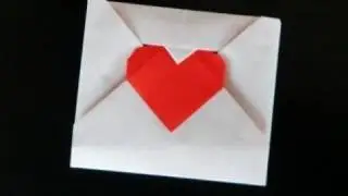 How to make an Origami Love Letter
