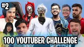 *I Got 100 Youtubers Challenge* in Garena Free Fire #Part2