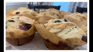 Buttermilk Blueberry Muffins