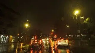 Rainy Weekend Drive Montreal