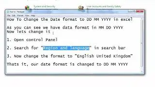 473 How To Change the Date format to DD MM YYYY in excel