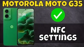 NFC Enable Disable Motorola Moto G35 || How to turn on / off NFC || NFC settings