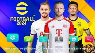 eFOOTBALL PES 2024 PPSSPP CAMERA PS5 UPDATE REAL FACES, NEW KITS & LATEST TRANSFERS BEST GRAPHICS