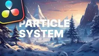 How To use the DaVinci Particle System | Snow Effect