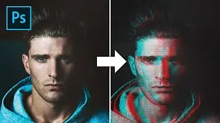 Easy Way to Glitch Effect On Photo | Photoshop Tutorial | Adobe Creative Cloud