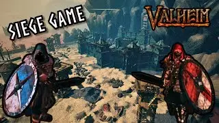 Massive Valheim Siege Battle | Onslaught PvP Mode | ArenaWorld Server