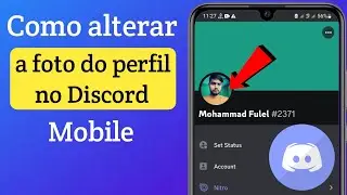 Como alterar a foto do perfil no Discord Mobile 2023 ৷ Nova atualização