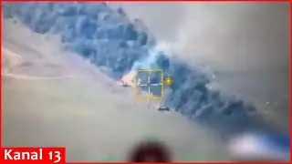 Ukrainian army shows how they “hunt” Russian tanks with Germany-provided SMArt 155 projectile