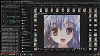 OrionX3D - AI Deep Learning DCGAN Model - 64x64x3 Anime faces test with pytorch c++.