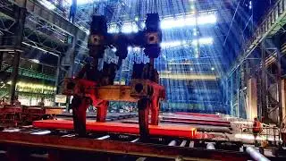 Тагильская доменная печь. Фонтан огня на сталелитейном заводе. Промышленный туризм в Евразе