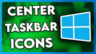 How to Center Taskbar Icons Windows 10 (2024)