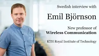 New professor: Emil Björnson, Wireless Communication