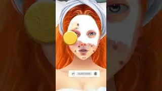 Pimple, Acne Removal ASMR Animation on Face 